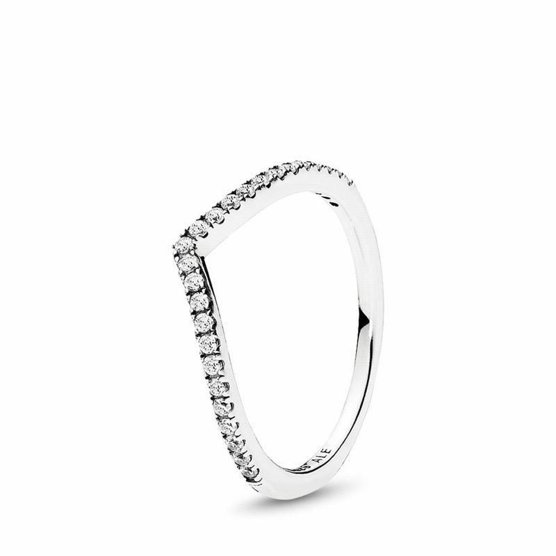 Pandora Wishbone Stackable Ring Stack Silver Egypt AU2963548